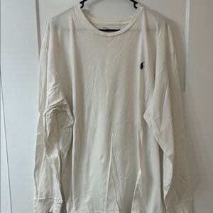 Polo by Ralph Lauren Men's White Long Sleeve Tee
